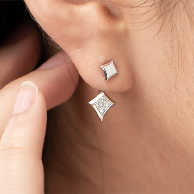 에클라 시그니처-Ⅵ  다이아몬드 귀걸이