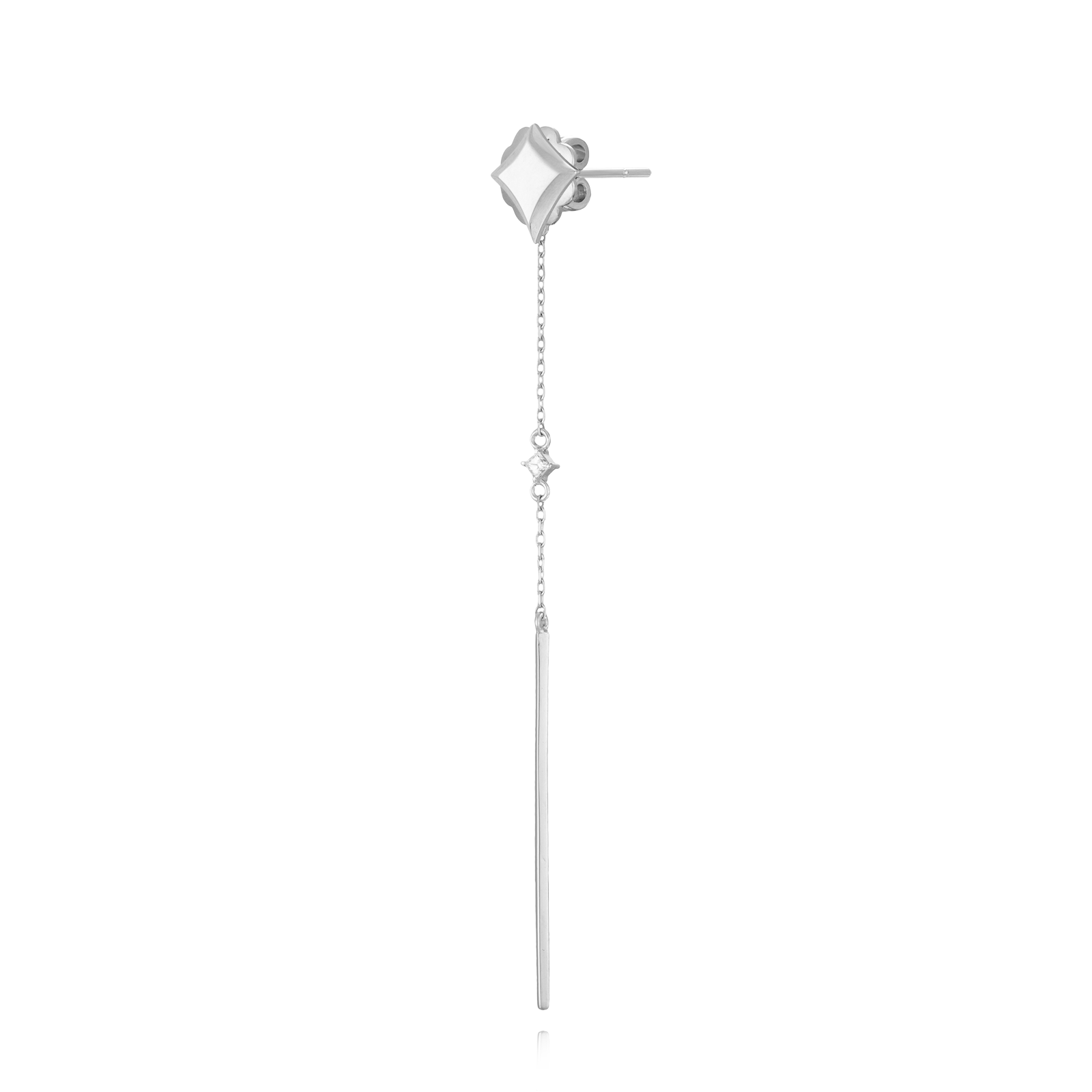 에클라 시그니처- V  다이아몬드 귀걸이
